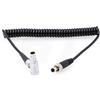 HangTon Angolo retto 0B 2 pin a bloccaggio DC 2,5 mm cavo di alimentazione per Zaxcom QRX, Decimator MD-HX DMON-QUAD