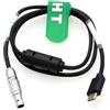Hangton Cavo Run Stop USB C per Nucleus-M Motor Canon R5 R6 R5C C70 Ni-kon Z6 Z7 Z9 Blackmagic BMPCC4K 6K Camera So-ny ZVE1, 7 Pin Record Trigger Controllo obiettivo