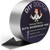 DIY Doctor Nastro in Butilene 50mm x 5m - Nastro Impermeabile in Alluminio per Perdite sul Tetto - Soluzione Sigillante per Esterni