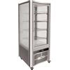 FORCAR Vetrina Espositiva Pasticceria VGP400R - Acciaio Inox con 4 Ripiani - Capacità Lt 408