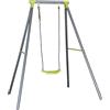 VivaGarden Altalena da Giardino in Acciaio con Seggiolino in PP Max 50 Kg Dimensione 137x142xh182 cm - VIV551011