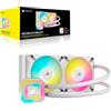 Corsair iCUE H100i ELITE CAPELLIX XT 240mm AIO Dissipatore a Liquido per CPU bianco