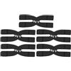 KIMISS Nastri con Pesi per Racchette da Tennis Nastri con Pesi in Silicone Silicone Powerti 5Pcs 0.5G Peso per Racchette da Tennis da Badminton Strisce Balan Nastri con Pesi in Silicone (Nero)