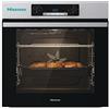 Hisense BI62216AX, Forno Multifunzione ventilato, Cavità XXL 77L, Pulizia Acqua