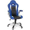 HJH Office 621890 Sedia da Ufficio Girevole GAME SPORT Pelle Sintetica, Poltrona