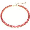 SWAROVSKI COLLANA MILLENIA, TAGLIO OCTAGON ROSA