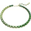 SWAROVSKI COLLANA MILLENIA, TAGLIO OCTAGON VERDE