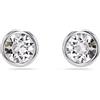 SWAROVSKI ORECCHINI A LOBO IMBER PLACCATO RODIO