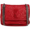 Saint Laurent Pre-Owned - Borsa a spalla Niki Baby 2020 - Donna - pelle - Taglia unica - Rosso