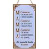 CARISPIBET Mamma | segni decorativi famiglia gratitudine segni d'amore commovente grazie decorazioni d'interni regali di compleanno 30 x 15 cm