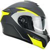 Cgm Casco Moto Modulare CGM 568G BER DRESDA Grafite Giallo fluo