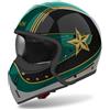 Airoh Casco Moto Jet Airoh J110 COMMAND Verde Menta Lucido