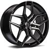 Cerchi in lega Seventy9 Sv B 9.5x19 Bfp Black Front Polished