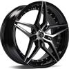Cerchi in lega Seventy9 Sv-Ar 9.5x19 Bfp - Black Front Polished