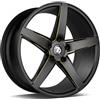 Cerchi in lega Seventy9 Sv-N 9.5x19 Bggr - Black Matt Milled Gold