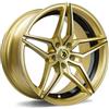 Cerchi in lega Seventy9 Sv A 9.0x18 Gblmb Gold Black Lip Milled Black