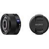 Sony Sonnar T FE 35mm f/2.8 Zeiss | Obiettivo a Focale Fissa, Full-Frame (SEL35F28Z) & Copriobiettivo frontale con logo (49mm)