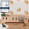 smartwood TILA 2P Letto Montessori Bambini 100x180 - Letto Bambina e Bambino Legno con Sponde - Lettino Montessoriano per Bambini con Protezione Contro le Cadute - Bordi Lisci e Montaggio Rapido