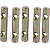 uxcell Sourcingmap pezzi M8 x 60 MM Dual hole ferro zincato scanalato gratuito croce tasselli Barrel dado