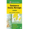 Touring Club Italiano Danimarca, Svezia, Norvegia 1:800.000. Carta stradale e turistica
