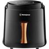 Westinghouse Air Fryer con capacità di 5,5 l, 6 pratici programmi automatici, funzionamento tramite pannello touch, impugnatura Cool-touch, temperatura massima 210 °C, nero