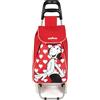 Excelsa Olivia Carrello Porta Spesa, Capacità 38 L, Sacca Rimovibile, Idrorepellente