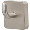 TIGER Onu Gancio, Acciaio (Inox Spazzolato), 3,3 x 3,3 x 2,7 cm