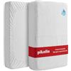 PIKOLIN Coprimaterasso per Culla Impermeabile 60 x 120 cm in Spugna, Traspirante e Certificato Oeko-Tex - Protettore di Materasso Lettino Silenzioso, Antiacaro e Anallergico