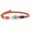 Aloha Bracciale Padel Idea regalo Uomo Donna Ragazzo Ragazza Cordino Regolabile Acciaio (Arancione)