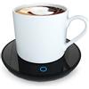 GARMEE Scalda Tazza da Caffè Elettrico, Scaldabiberon Intelligenti per Scrivania da Ufficio, Scaldabibere con 2 Impostazioni di Temperatura, Scaldino da Tè, Scaldino Elettrico per Bevande Cacao Latte
