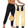 CheChury Pantaloni Uomo con Coulisse in Cotone Tasche Laterali Imbottito Caldo Trousers della Pantaloni di Sport da Multifunzionali Jogging Activewear Uomo Cintura Elastica Casual Street Pantaloni