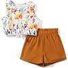 PATPAT Completi e Coordinati Bambine e Ragazze Estate, T-Shirt Bambina, Pantaloncini Corti, Set Sportivo e Casual, Abbigliamento Pantaloni Tuta Bambino, Ragazze Leggings, Regalo Compleanno, 4-12 Anni