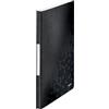 Leitz Portalistino fogli fissi WOW A4 PP 40 Buste, Nero