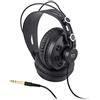 TIE studio Cuffie semi-aperte circumaurali per radio, studio di registrazione, podcast e applicazioni multimediali (3m, spina jack da 3,5 mm, adattatore a vite da 6,3 mm)