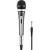 VR VETRINEINRETE Vetrineinrete® Microfono dinamico cablato con cavo jack 6.3 mm tasto on-off filo XLR 2 mt per karaoke eventi presentazioni cantante