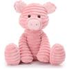 Apricot Lamb giocattoli di peluche Maiale di velluto a coste Animale di peluche Morbido coccolone Perfetto per bambini (Maiale di velluto a coste ， 22 cm)