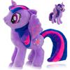 Lithyc Peluche Pony Arcobaleno, Simpatico da 20 Cm, Cavallo Peluche, Giocattolo per Bambine, Interessante Regalo di Cavallo Imbottito