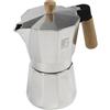 BERGNER - Caffettiera con stantuffo in alluminio - Manico e pomello in legno di faggio - Per 6 tazze o 600 ml - Per gli amanti del caffè