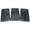 Berger + Schröter GmbH Berger & Schröter | Set di scatole assortite, 164 x 31 x 101 mm, 3 pezzi, 1, 4 e 6 scomparti, suddivisione fissa, antiscivolo, impilabili per organizzare e conservare