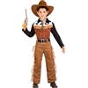 Boland - Costume da cowboy per bambini, 3 pezzi, costume in maschera per feste a tema, Halloween o carnevale, Wild West