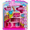 Barbie Mini BarbieLand - Set con Mini Casa dei Sogni con mobili e Accessori, 4 Mini Bambole e 3 Mini Veicoli, Include Camper dei Sogni, Barca e Aereo, Giocattolo per Bambini, 4+ Anni, JDB86