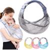 HINATAA Fascia per bebè traspirante, regolabile, Baby Wrap, Baby Carrier Wrap, ad asciugatura rapida, tessuto a rete 3D, spallacci spessi, elastica per estate, piscina, spiaggia, trasporto neonati