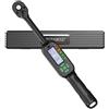 LLAVETOR Chiave Dinamometrica Digitale 3/8'', 6,8-135Nm Chiave Dinamometrica Elettronica per Bici, ± 2% Precisione di Coppia a Doppia Direzione, Cicalino e Notifica Flash LED per Moto