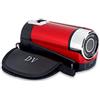 Voluxe Videocamera Digitale DV, videocamera Digitale Stabile con Rotazione di 270 °, per Viaggi in(Red, European regulations)
