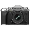 FUJIFILM X-T5 Fotocamera Digitale Mirrorless 40MP(Pixel Shift Multi Shot 160MP) KIT XF16-50mmF2.8-4.8,Sensore X-Trans CMOS 5 HR, IBIS, Filmati 6.2K 30p, Mirino EVF, Schermo LCD 3 tiltabile, Argento