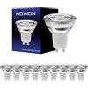 Noxion Confezione Multipack 10x Faretti LED GU10 PAR16 2.4W 230lm 36D - 827 Bianco Molto Caldo | Sostitutiva 35W