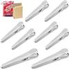 4 Clip Per Sacchetti Alimentari In Acciaio Inox - Mollette Chiudi Pacchi Con Strisce In Silicone - Colorate - 2