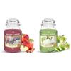 Yankee Candle Candela Profumata In Giara Grande, Calce Alla Vaniglia, Durata Fino A 150 Ore & Candela profumata in giara grande | Home Sweet Home | Durata Fino a 150 Ore
