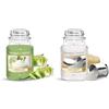 Yankee Candle Candela Profumata In Giara Grande, Calce Alla Vaniglia, Durata Fino A 150 Ore & Candela profumata in giara grande | Baby Powder | Durata Fino a 150 Ore