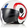 TORC Casco Moto Jet Casco Scooter con Doppia Visiera Omologato ECE 22-06